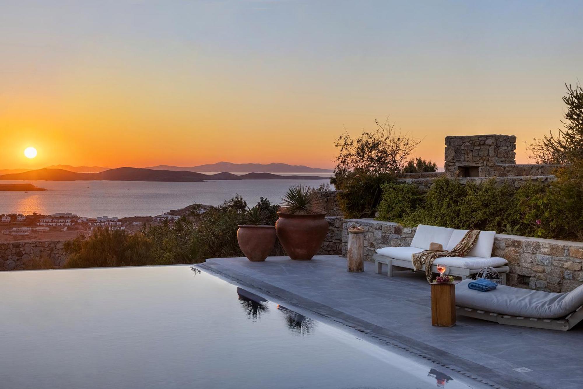 Villa Mykonian Ode With Stunning Sunrise & Sunset Views Mykonos Town Εξωτερικό φωτογραφία